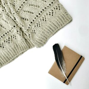 Kardigan KNIT — szary, damski